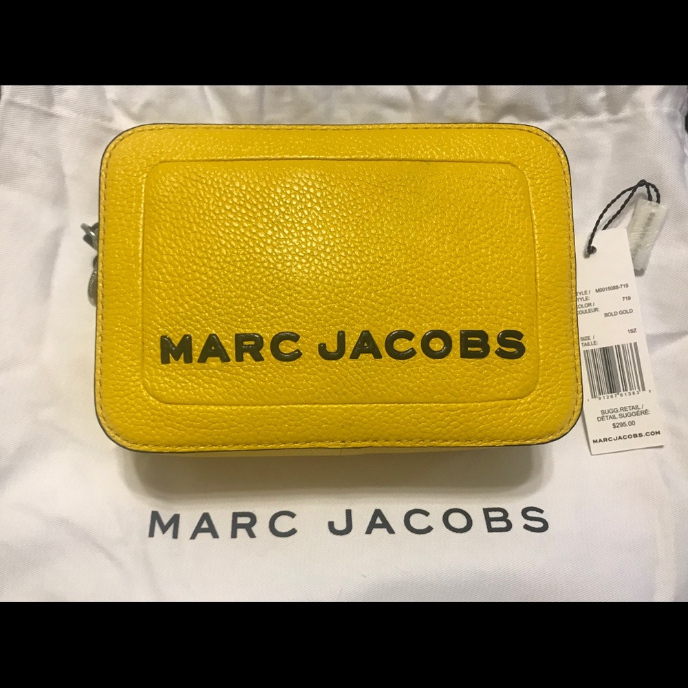 New Marc Jacobs The Box Leather Crossbody Bag